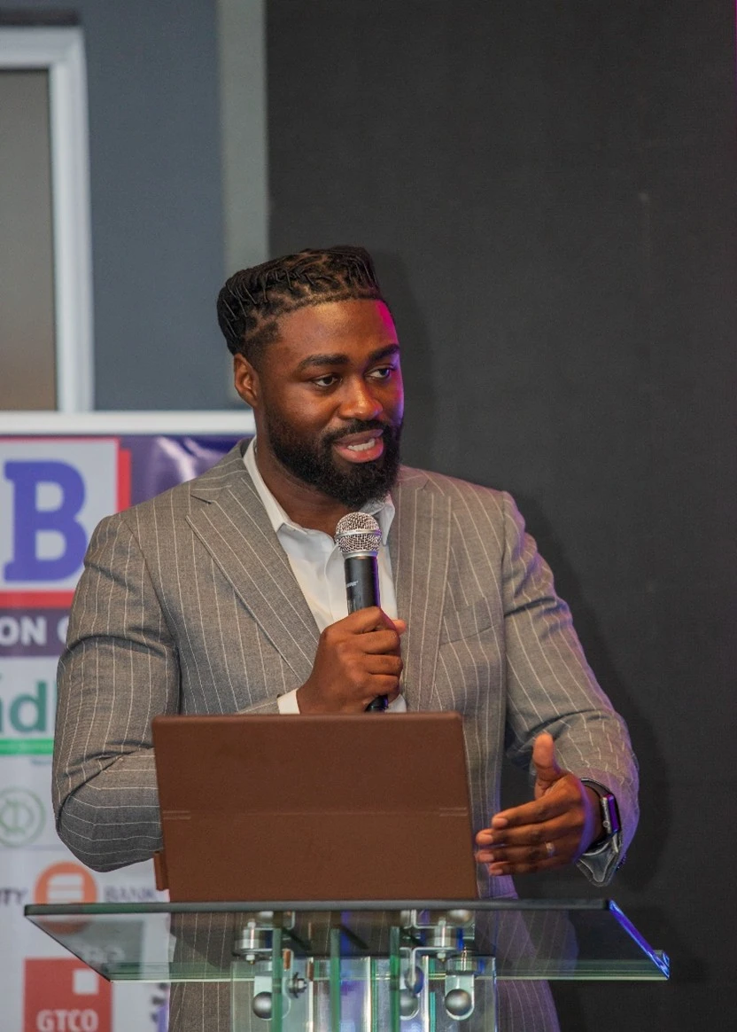 Mr. Kwame Asante delivering his presentation