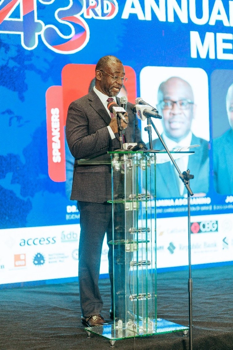Mr Andy Akoto – KPMG Country Managing Partner delivering remarks at the magazine launch