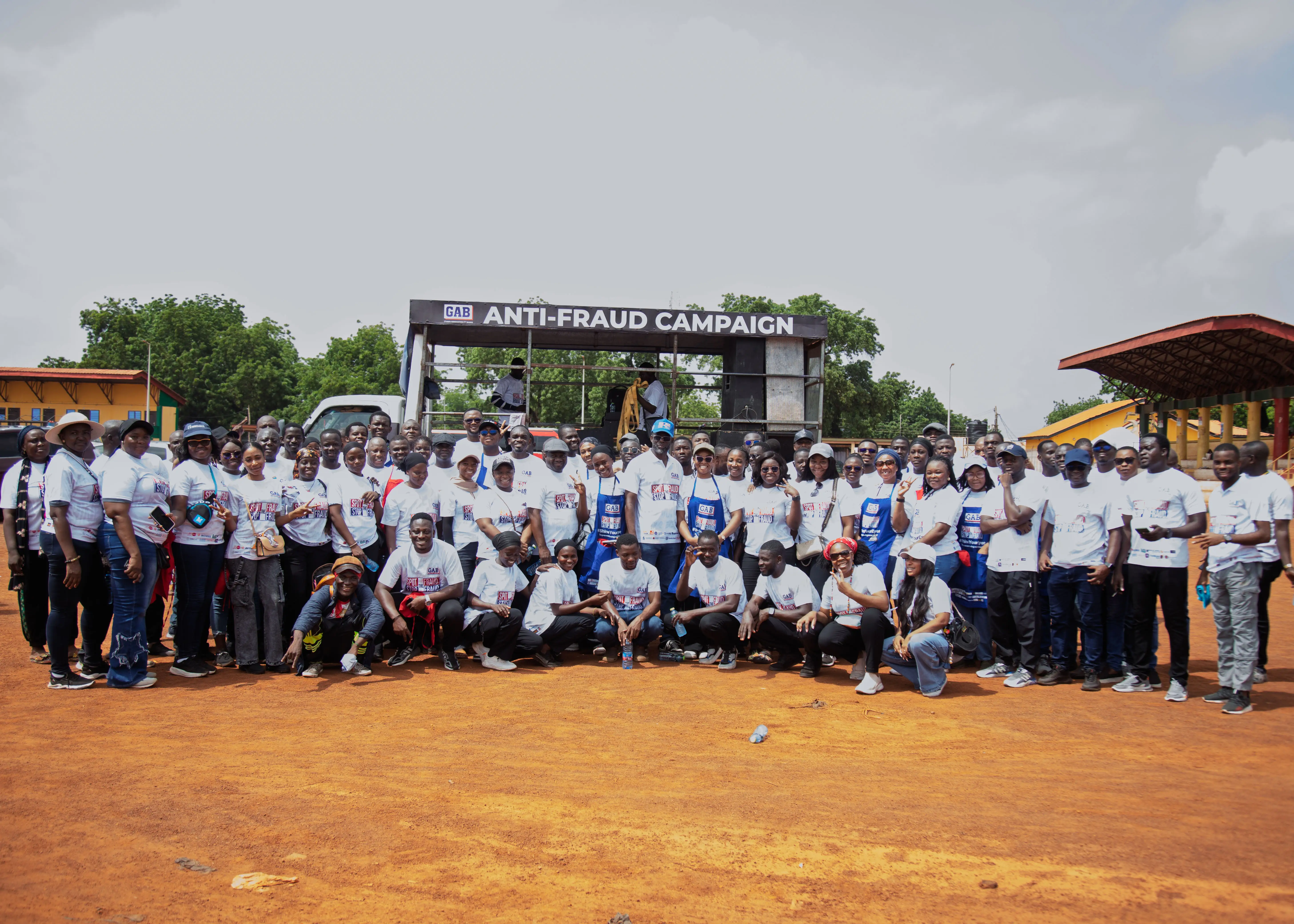 GAB FRAUD CAMPAIGN FLOAT TAMALE GROUP PICTURE