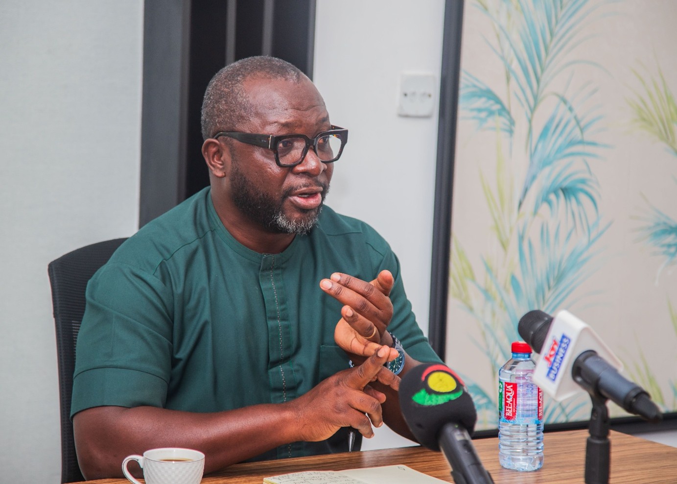 Mr John Awuah, Chief Executive Officer of GAB giving his address 